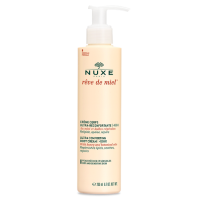 NUXE Rêve de Miel Crème Corps Ultra-Réconfortante pompe 200 mL