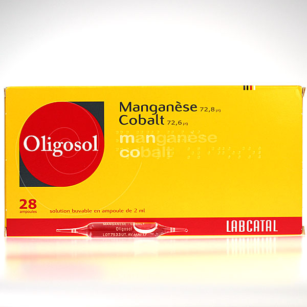 Oligosol Manganèse Cobalt 28 ampoules