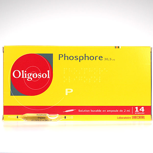 Oligosol Phosphore 14 ampoules