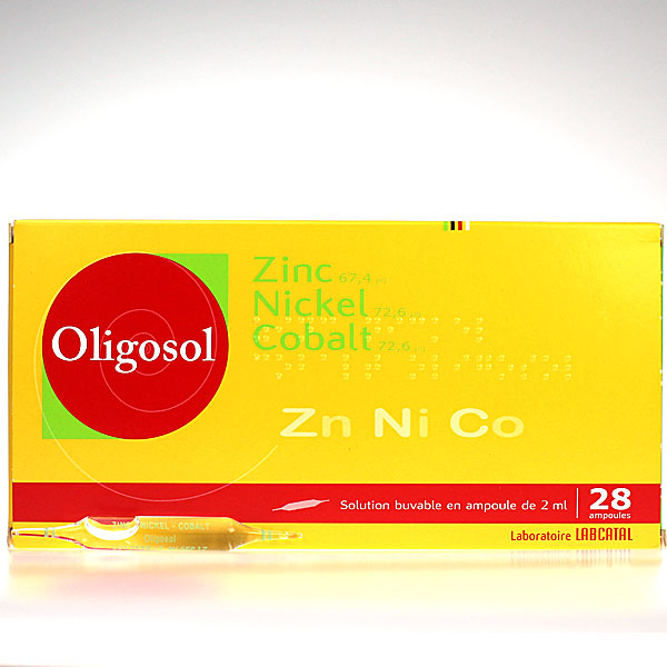 Oligosol Zinc Nickel Cobalt 28 ampoules