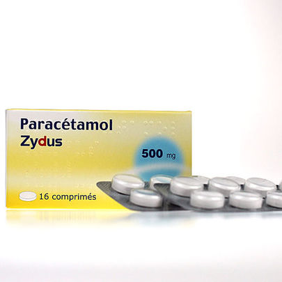 paracétamol zydus 500mg 16 cprs