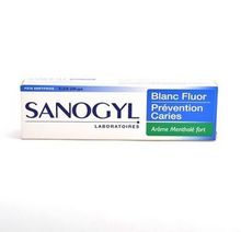 SANOGYL Blanc fluor prévention caries arôme mentholé 140g