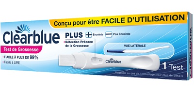 CLEARBLUE Plus Test Grossesse Tige