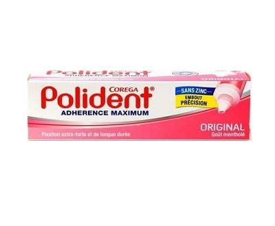 POLIDENT Adhérence Maximum Crème Fixative Appareils Dentaires Original 40gr