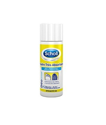 SCHOLL Poudre Très Absorbante 75g