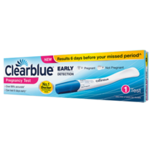 CLEARBLUE Test Grossesse Early Détection Précoce 6 Jours Avant Retard