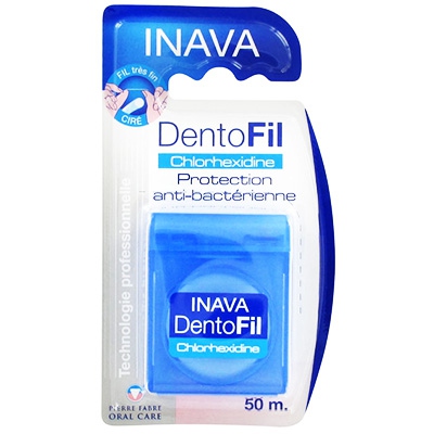 INAVA Dentofil Chlorhexidine Protection anti-bactèrienne 50m