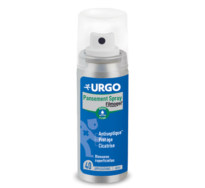 Urgo pansment spray protège et cicatrise. 40 applications