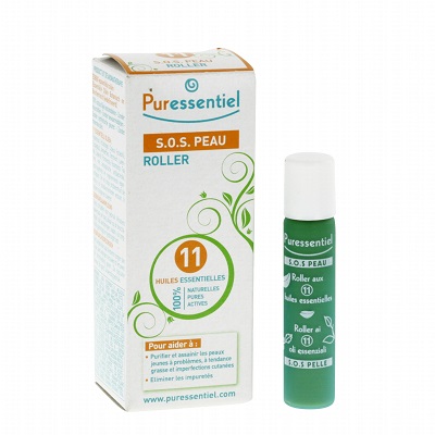 PURESSENTIEL SOS Peau Roller 11 Huiles Essentielles 5mL