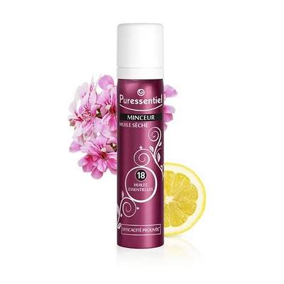 PURESSENTIEL Spray Minceur Huile Sèche 18 Huiles Essentielles 100ml