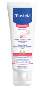 Mustela Peau Très Sensible Crème Hydratante Apaisante Visage 40 mL