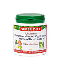 SUPER DIET Quatuor Circulation 200 Comprimés