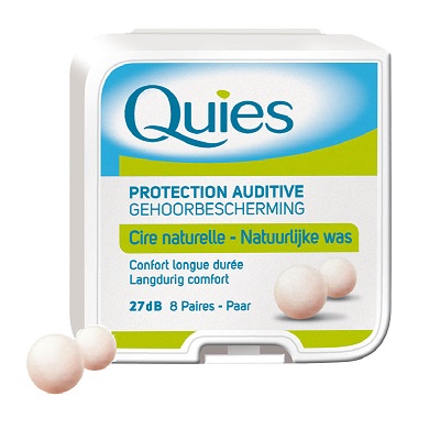 Quies Protection Auditive Cire Naturelle 8 Paires