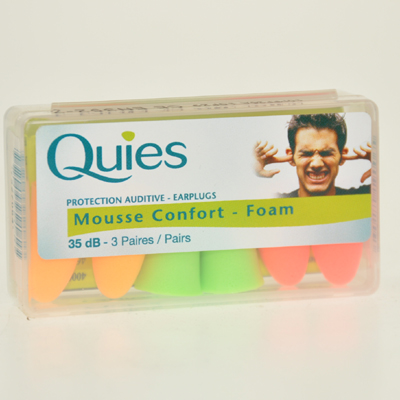 QUIES Protection Auditive Mousse Confort x3 Paires