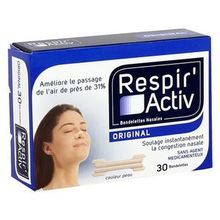 Respir'Activ Original 30 Bandelettes Nasales