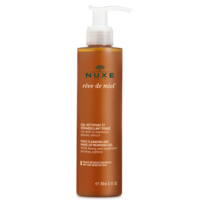 NUXE Rêve de Miel Gel Nettoyant Démaquillant pompe 200mL