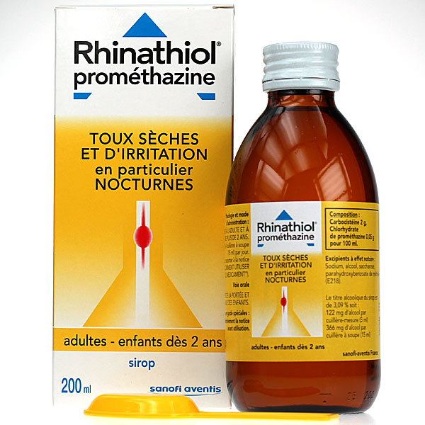 Rhinathiol Toux sèches 200 ml