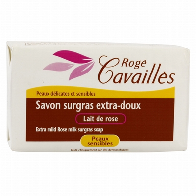 ROGE CAVAILLES Savon surgras extra-doux lait de rose 150g