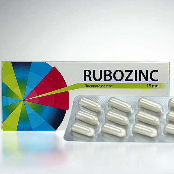 Rubozinc 15 mg 60 gélules