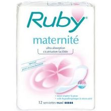 RUBY Maternité 12 serviettes maxi