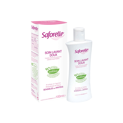 SAFORELLE Soin lavant doux muqueuses et peaux sensibles ou irritées 100ml