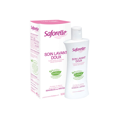 SAFORELLE Soin lavant doux muqueuses et peaux sensibles ou irritées 500ml