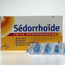 Sédorrhoïde crise hémorroïdaire 8 suppo