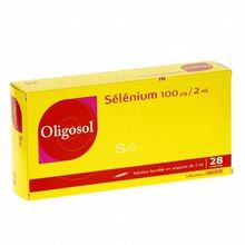 Oligosol Sélénium 28 ampoules