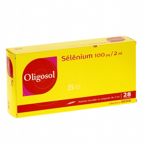 Oligosol Sélénium 28 ampoules