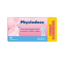 PHYSIODOSE Sérum physiologique 40 unidoses de 5 ml