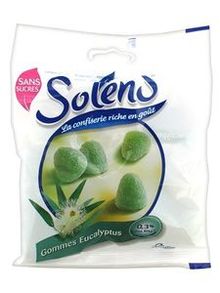 SOLENS Gommes Eucalyptus Sans Sucres 100g