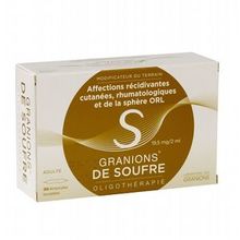 Granions de soufre 30 ampoules