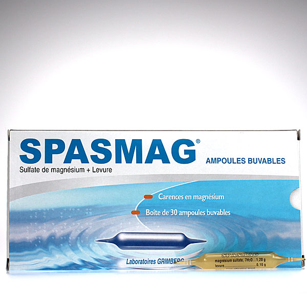 Spasmag 30 ampoules