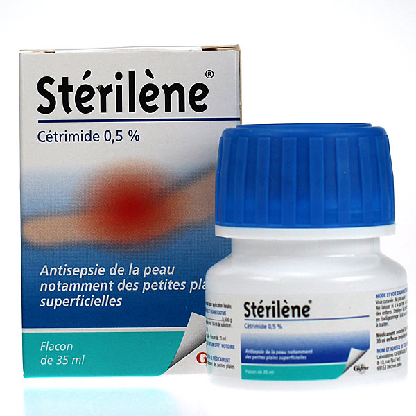 Stérilène Cétrimide 0,5% flacon 35 ml