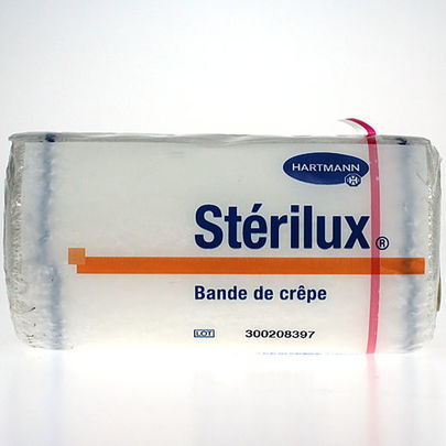 Stérilux bande de crêpe 10 cm x 4 m