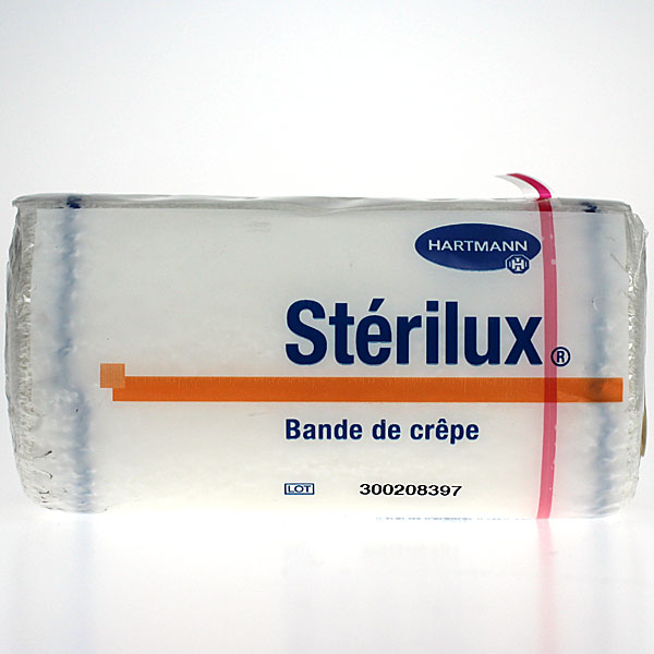 Stérilux bande de crêpe 10 cm x 4 m