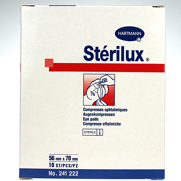 Stérilux ophtalmo 56 mm x 70 mm par 10