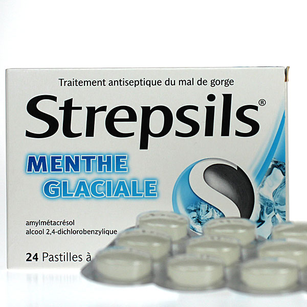 Strepsils Menthe Glaciale 24 pastilles