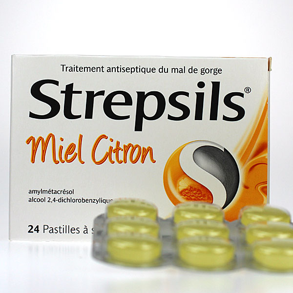 Strepsils Miel Citron 24 pastilles