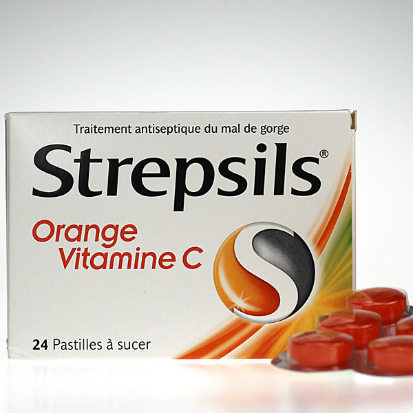 Strepsils Orange VitC 24 pastilles