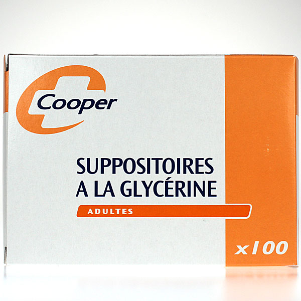 Suppo à la glycérine Cooper 100