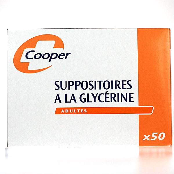 Suppo à la glycérine Cooper 50