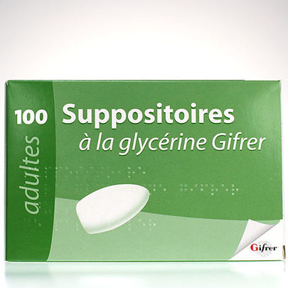 Suppo à la glycérine Gifrer 100