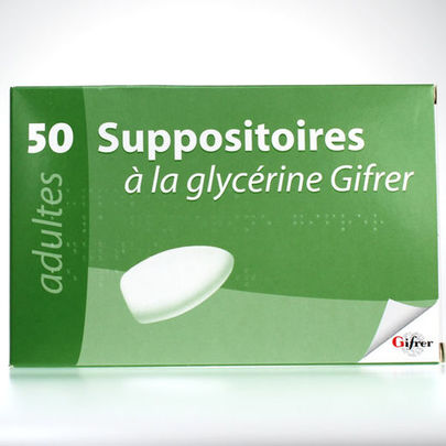 Suppo à la glycérine Gifrer 50