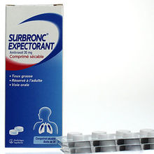 Surbronc Expectorant toux Grasse 30 comprimés