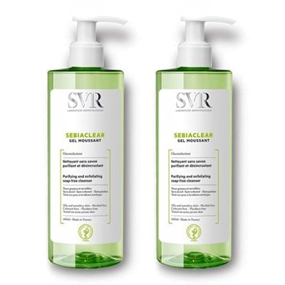 svr sebiaclear gel moussant 400ml duo