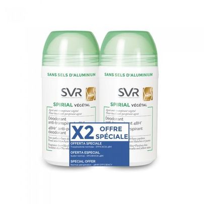 SVR Spirial Végétal Déodorant Duo 2x50ml