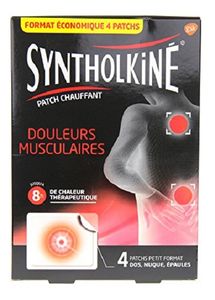 SYNTHOL Syntholkiné patch chauffant douleurs musculaires 4 patch