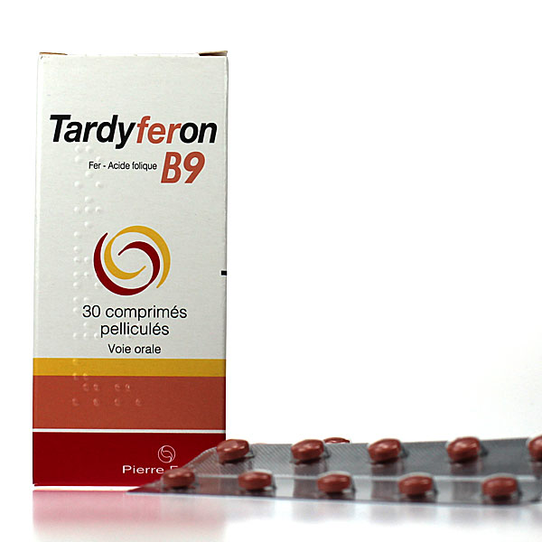 Tardyferon Fer+B9 30 cprs