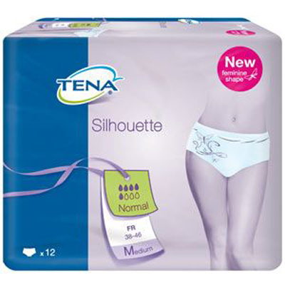 TENA Silhouette Normal Medium /12